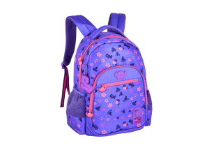 Mochila colorida com chaveiro - stitch - disney
