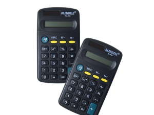 Mini calculadora preta - alfacell - al402
