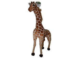 Girafa de pelucia - tuka toy - vtk-2-8013-80u