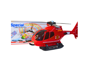 Helicóptero divertido com controle e luzes