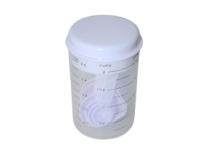 Kit 8 pcs medidoras e pote - clink